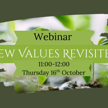 “New Values Revisited: embedding procurement reform for good local growth and jobs” – Webinar